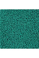 Czech 42116 10 Seed Opaque Sea Green Dyed PermaLux