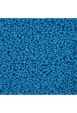 Czech 42118 10 Seed Opaque Dark Turquoise Dyed PermaLux
