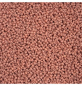Czech 42127 10 Seed Peach Matte Dyed PermaLux