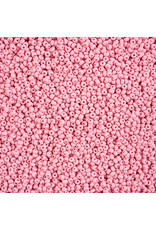 Czech 42131 10 Seed Chalk Light Pink Matte Dyed PermaLux