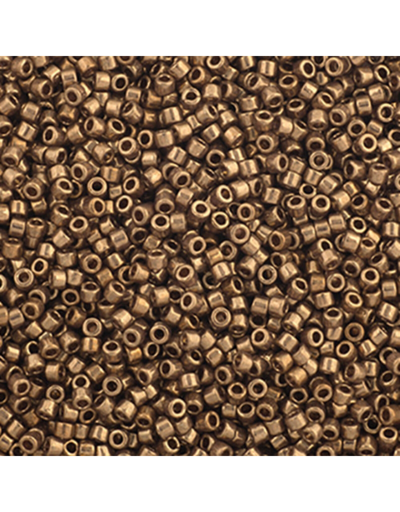 Miyuki db22L 11 Delica  Light Bronze Brown Metallic