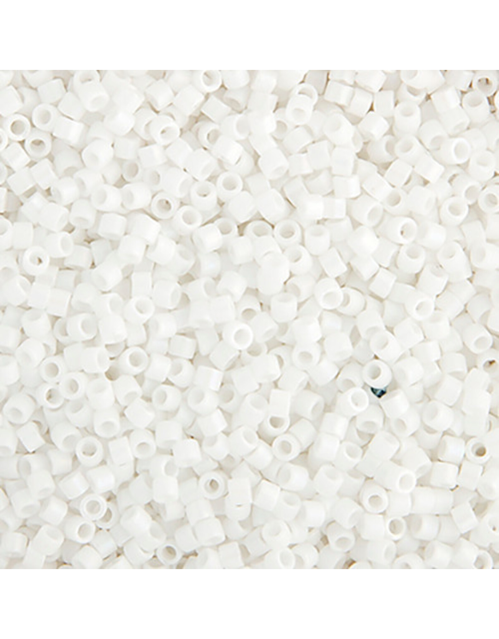 Miyuki db351 11 Delica  Opaque White Matte