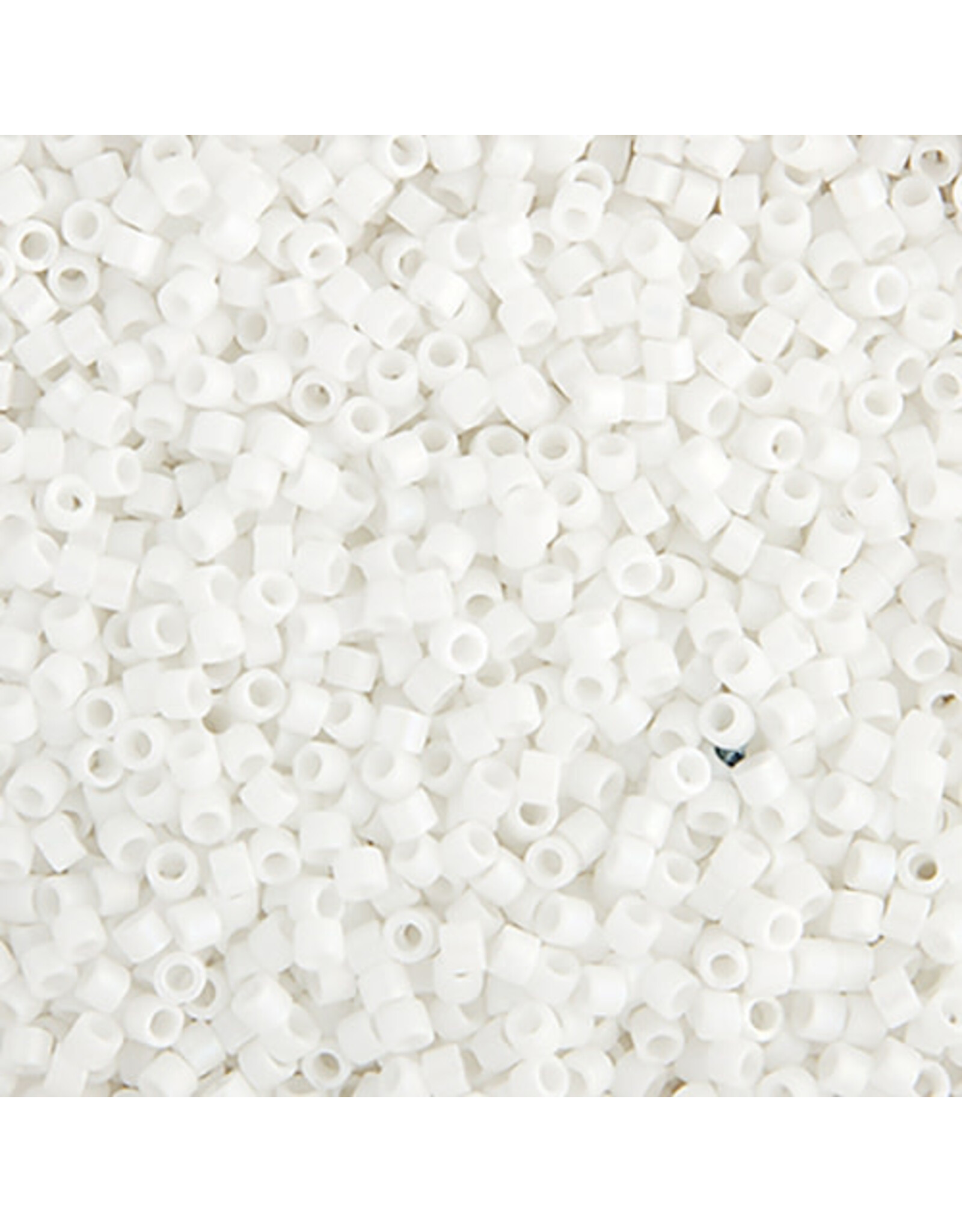 Miyuki db351 11 Delica  Opaque White Matte