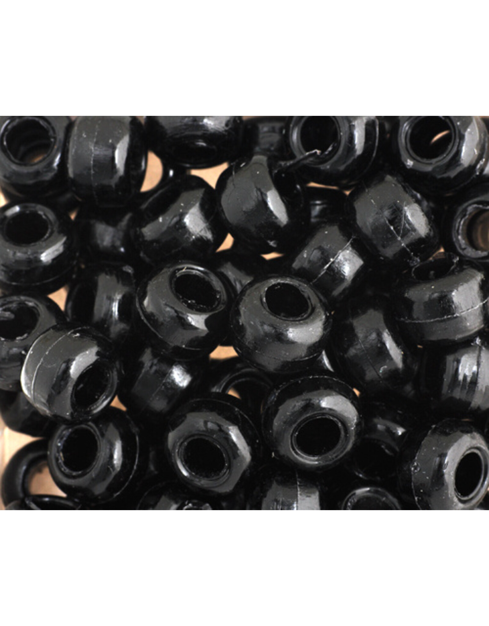 Crow Beads 9mm Opaque Black