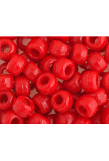 Czech Crow Beads 9mm Opaque Red