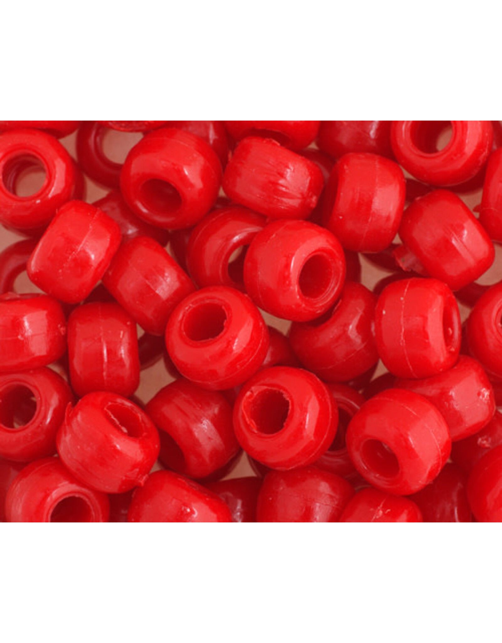 Czech Crow Beads 9mm Opaque Red
