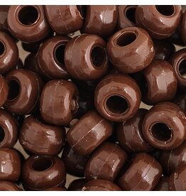 Crow Beads 9mm Opaque Brown