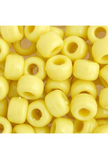 Crow Beads 9mm Opaque Yellow