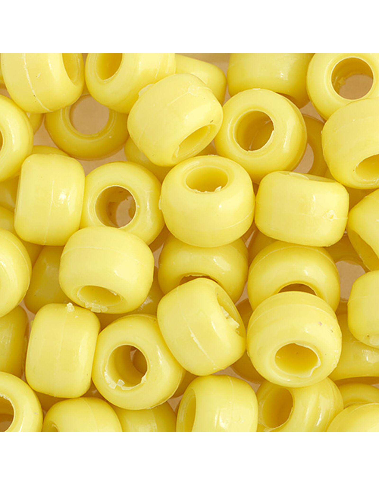 Crow Beads 9mm Opaque Yellow