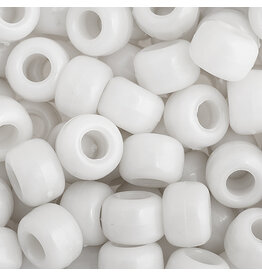 Crow Beads 9mm Opaque White