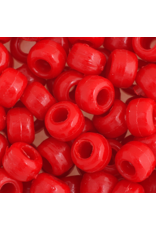 Czech Crow Beads 9mm Opaque Red