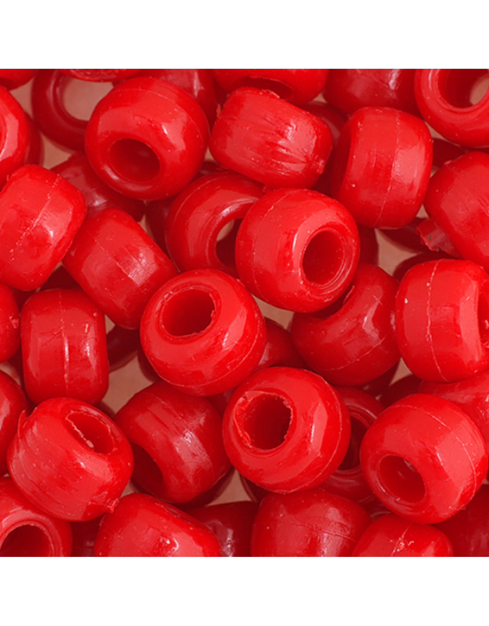 Czech Crow Beads 9mm Opaque Red