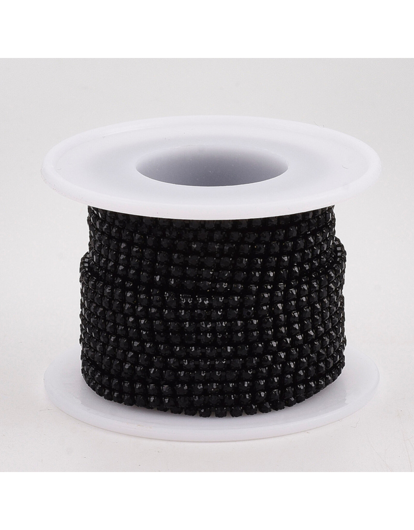 Rhinestone Banding 1 row 2mm Jet/Black