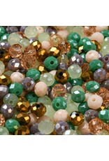 6x5mm Rondelle  Beach  Mix  50g