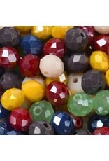 8x6mm Rondelle Multi Mix  50g