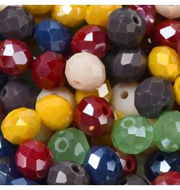8x6mm Rondelle Multi Mix  50g