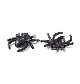 Spider Pendant 30mm Black   x6