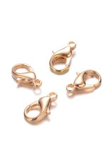 Lobster Clasp 10mm Light Gold