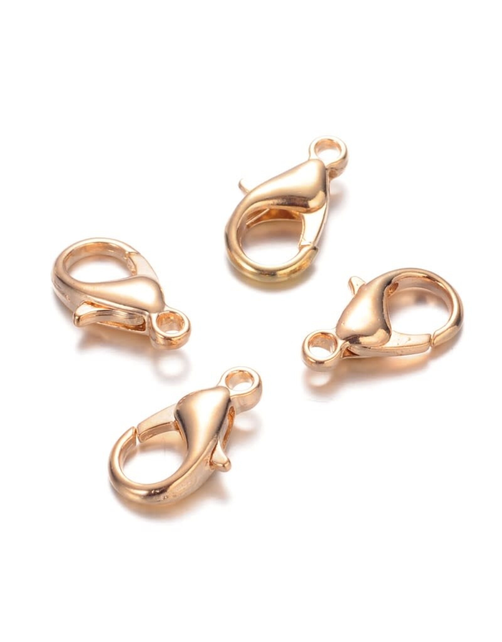 Lobster Clasp 10mm Light Gold