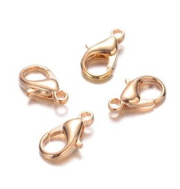 Lobster Clasp 10mm Light Gold