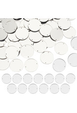 Round Acrylic Cabochon 30mm Mirror  x6