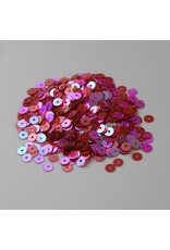 5mm Round Flat  Sequin Red AB    9.5g