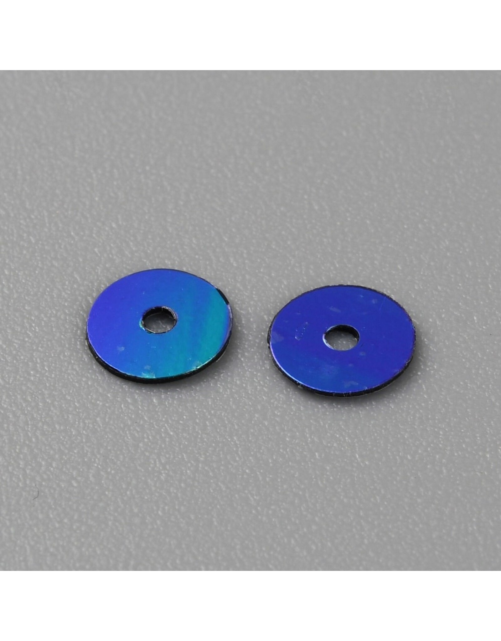 5mm Round Flat  Sequin Teal AB    9.5g