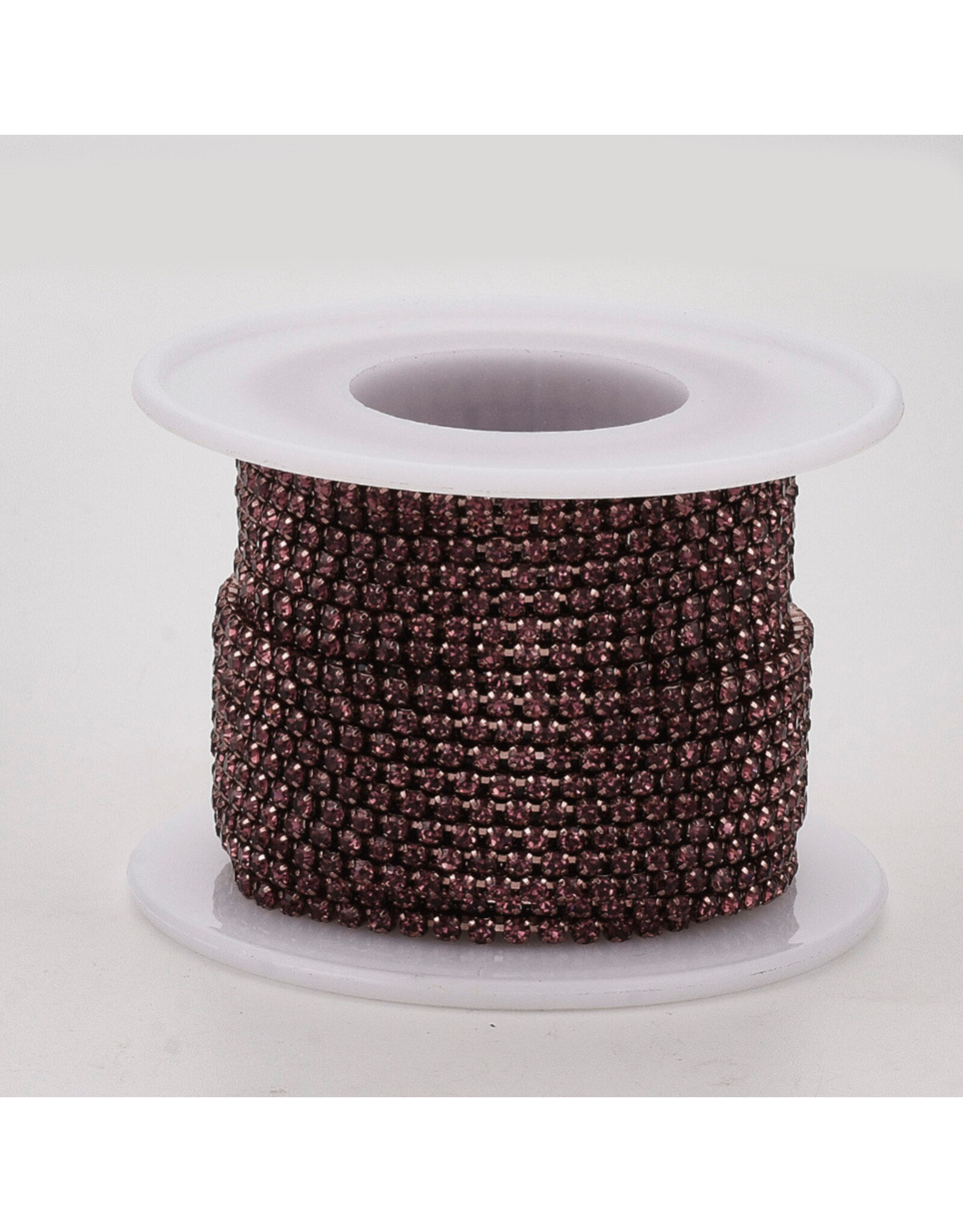 Rhinestone Banding 1 row 2mm  Light Amethyst/Purple