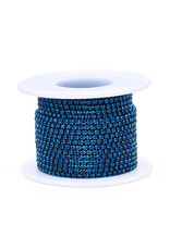 Rhinestone Banding 1 row 2mm  Light Sapphire/Blue