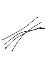Headpin with 1.5mm Ball  2” 24g  Gunmetal   x100   NF