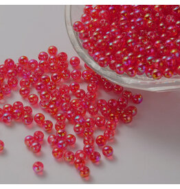Round  5mm Red AB