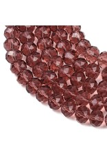 10x8mm Rondelle Purple Amethyst   x55