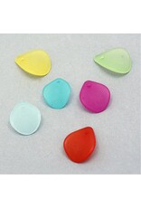 16x12mm Acrylic Leaf Random Mix   x100