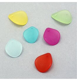 16x12mm Acrylic Leaf Random Mix   x100