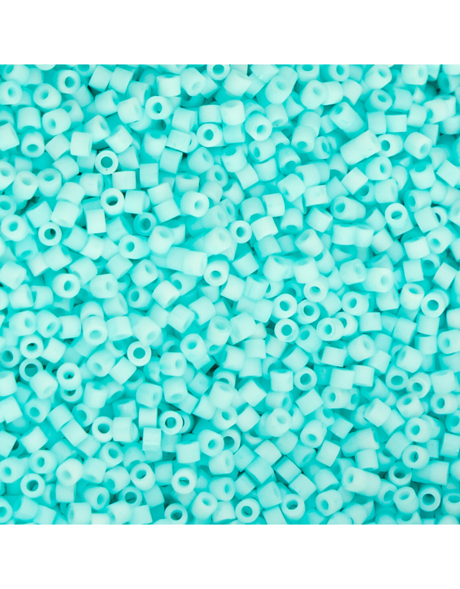 cb1226  11 Cylin  Opaque Turquoise Blue Matte 12g