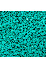 cb1208  11 Cylin   Opaque Turquoise Blue Matte    12g