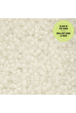 cb1134   11 Cylin Glow In Dark White to Green c/l  12g