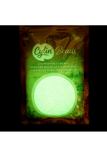 cb1134   11 Cylin Glow In Dark White to Green c/l  12g