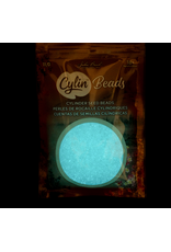 cb1135   11 Cylin Glow In Dark White to Turquoise c/l  12g