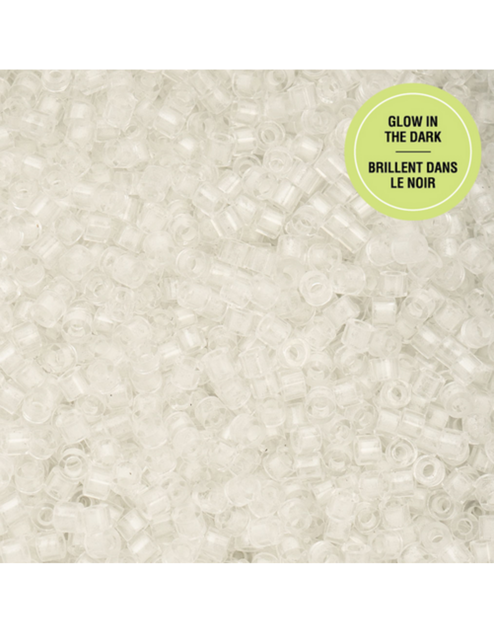 cb1136   11 Cylin Glow In Dark White to Sky Blue c/l  12g