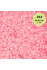 cb1138   11 Cylin Glow In Dark Pink Neon  to Peach c/l  12g