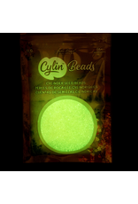 cb1142  11 Cylin Glow In Dark Yellow to Yellow  c/l  12g
