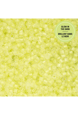 cb1143  11 Cylin Glow In Dark Yellow to Yellow  c/l  12g