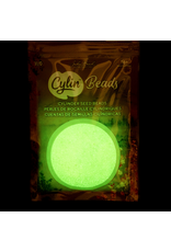 cb1143  11 Cylin Glow In Dark Yellow to Yellow  c/l  12g