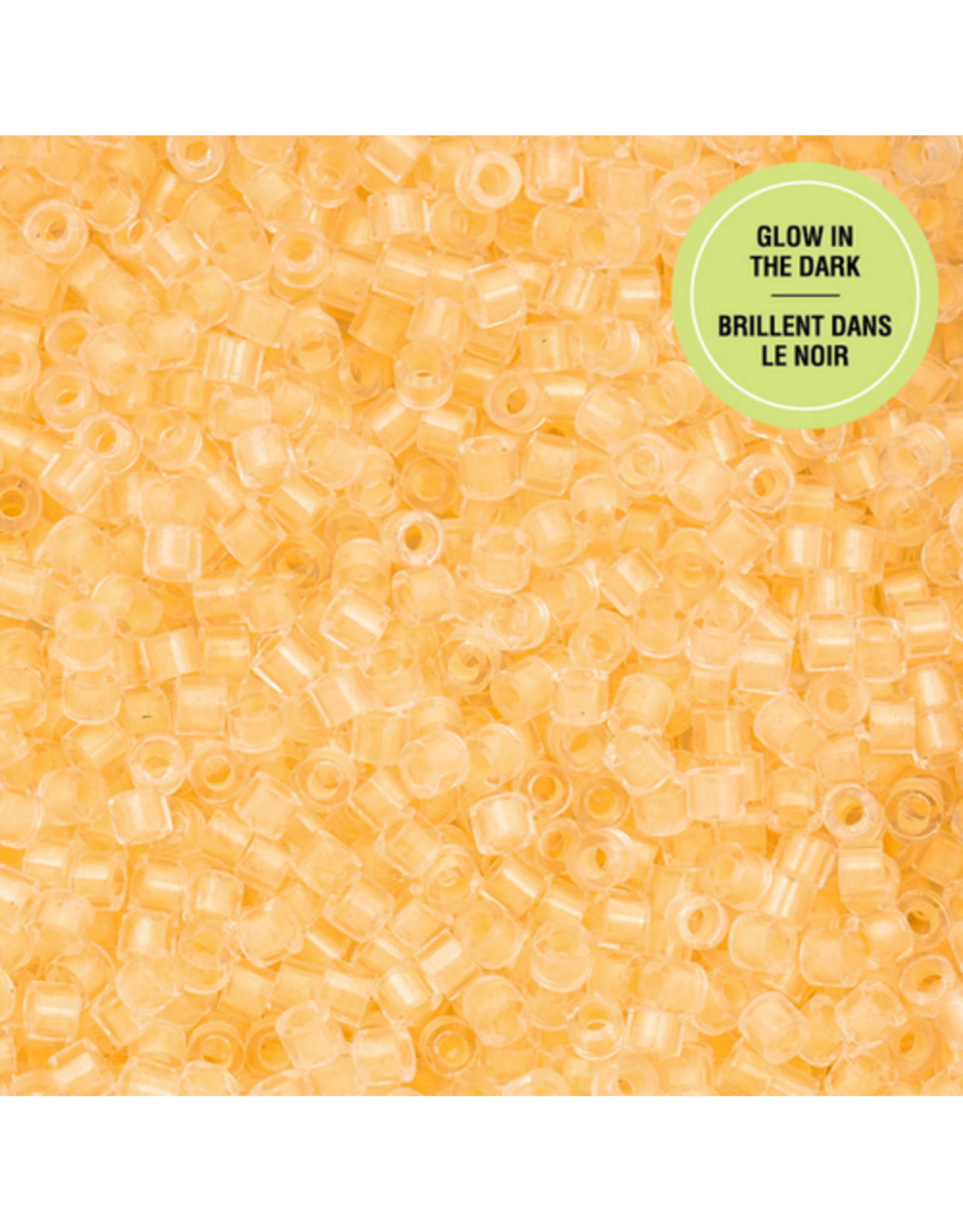 cb1147  11 Cylin Glow In Dark Light Orange to Yellow  c/l  12g