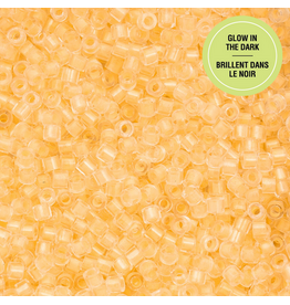 cb1147  11 Cylin Glow In Dark Light Orange to Yellow  c/l  12g