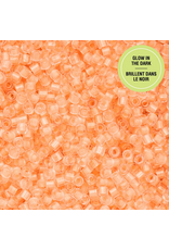 cb1148  11 Cylin Glow In Dark  Orange to Orange  c/l  12g