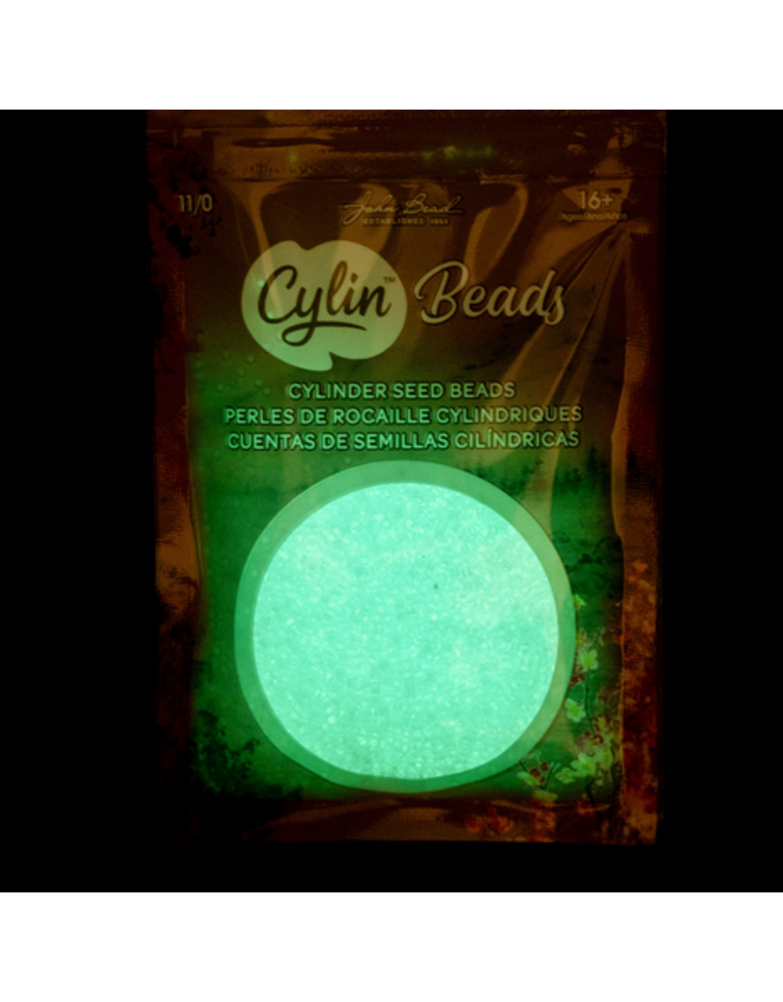 cb1150  11 Cylin Glow In Dark  Blue Green  c/l  12g