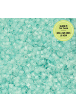cb1152  11 Cylin Glow In Dark  Blue Turquoise  c/l  12g