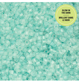 cb1152  11 Cylin Glow In Dark  Blue Turquoise  c/l  12g